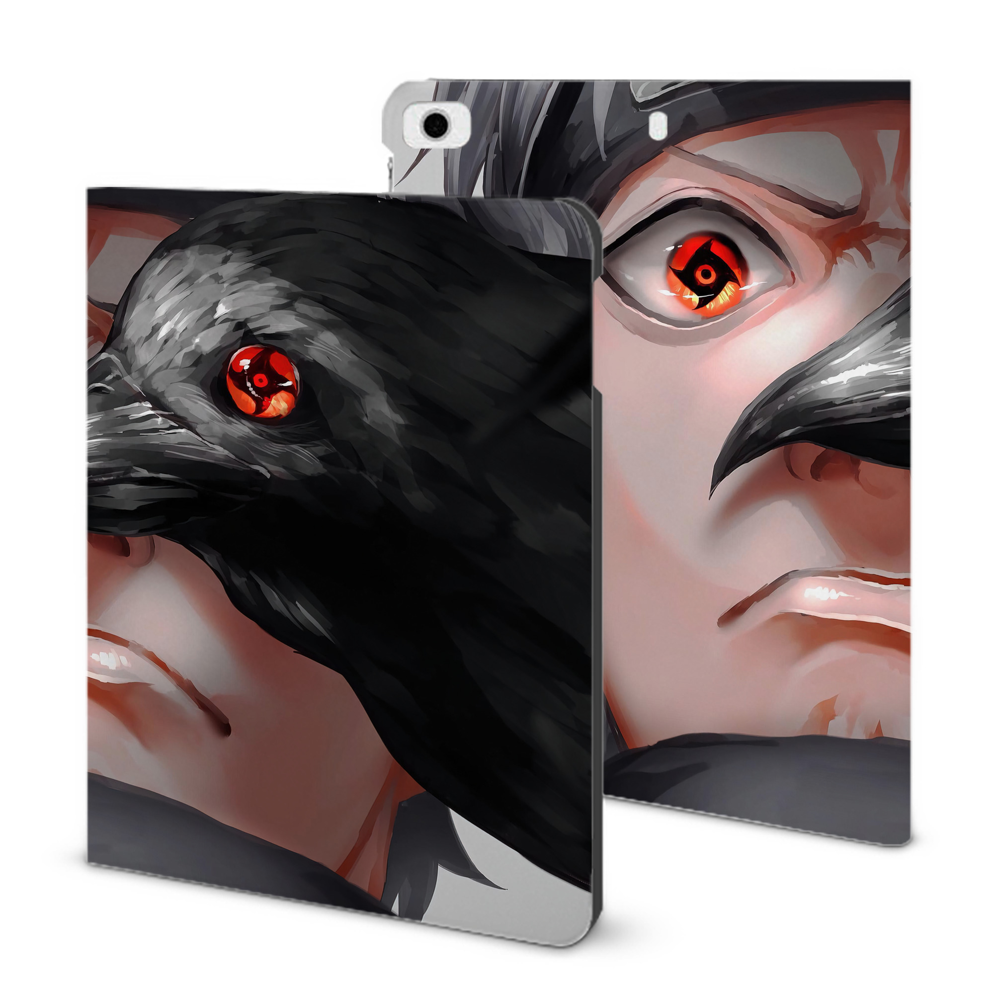 （画像用） NARUTO -ナルト- NARUTO -ナルト- 疾風伝 IPad ケース ブック型 PUレザー TPU 耐衝撃 軽量 薄型 ペン収納なし 全面保護 IPad 各モデル対応